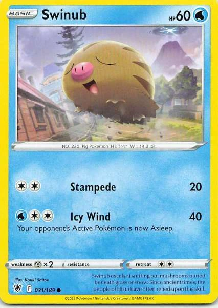 Swinub - Astral Radiance #031/189