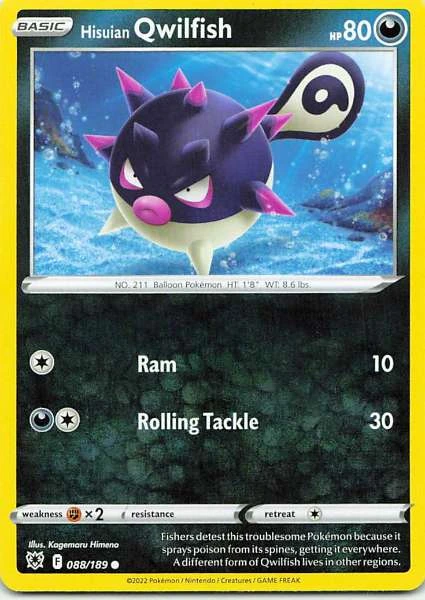 Hisuian Qwilfish - Astral Radiance #088/189
