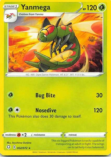 Yanmega - Pokémon #002/072