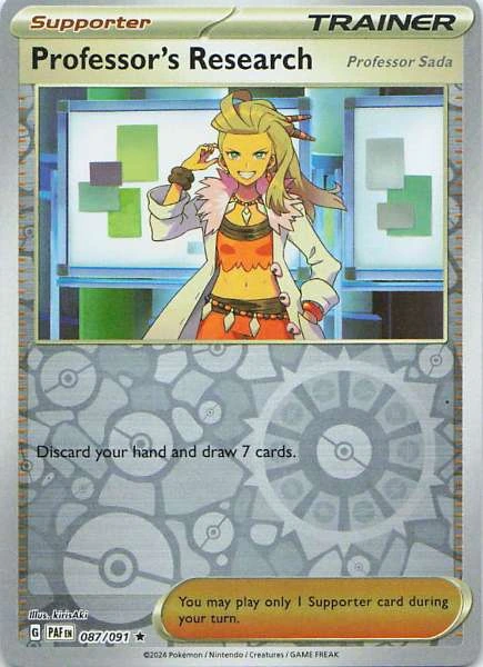 Professor's Research - Pokémon Paldean Fates #087/091