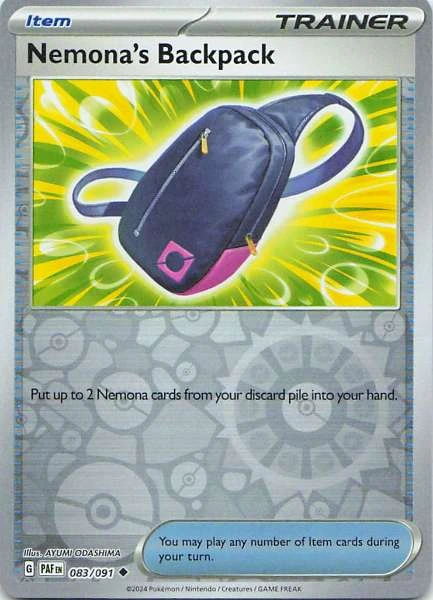 Nemona's Backpack - Pokémon Paldean Fates #083/091
