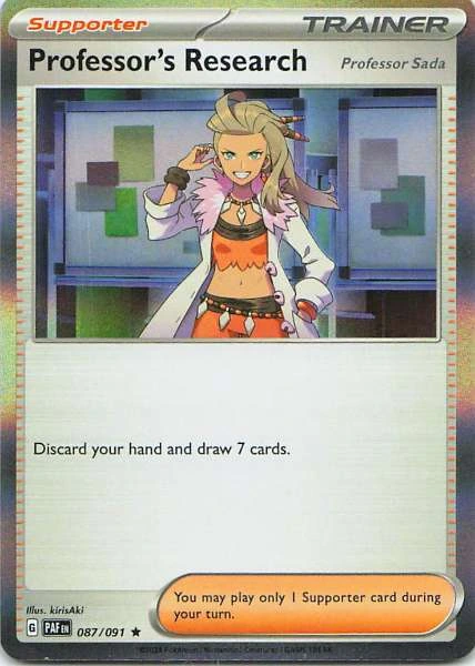Professor's Research - Pokémon Paldean Fates #087/091