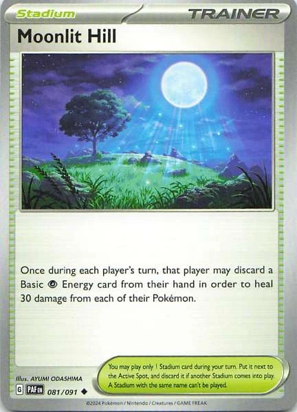 Moonlit Hill - Pokémon Paldean Fates #081/091