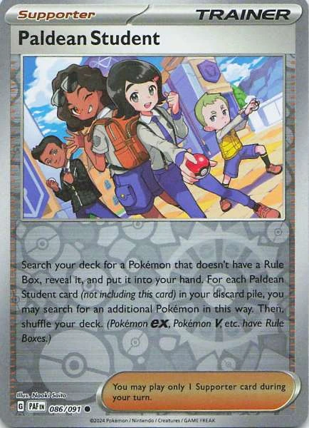 Paldean Student - Pokémon Paldean Fates #086/091