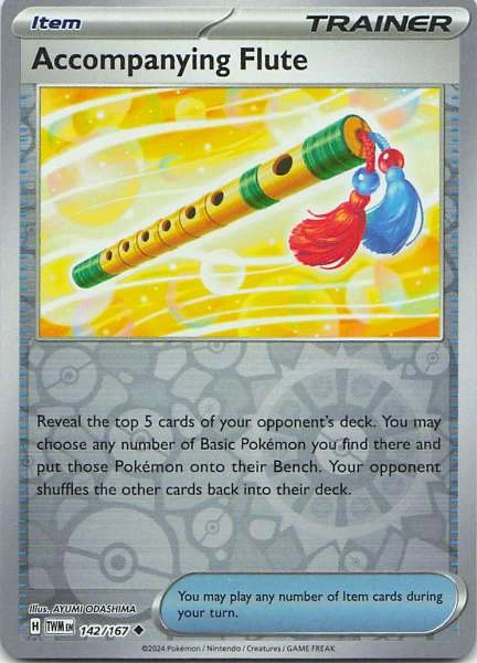 Accompanying Flute - Pokémon Twilight Masquerade #142/167