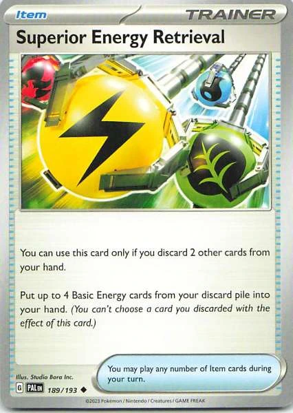 Superior Energy Retrieval - Pokémon Paldea Evolved #189/193