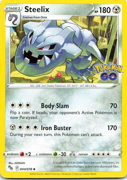 Steelix - Pokémon GO #044/078