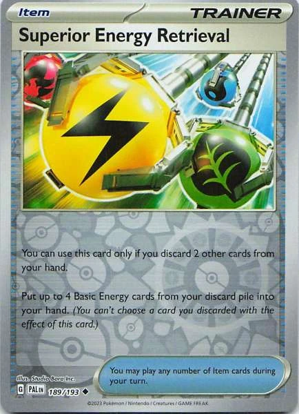 Superior Energy Retrieval - Paldea Evolved #189/193
