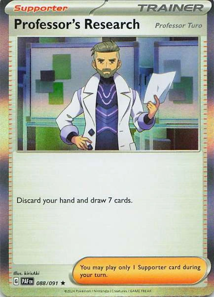 Professor's Research - Pokémon #088/091