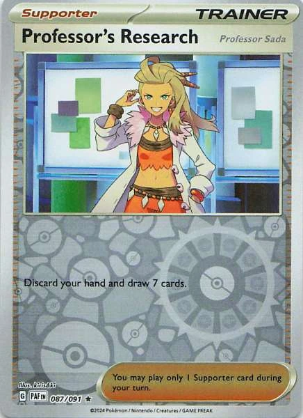 Professor's Research - Paldean Fates #087/091