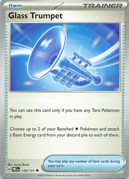 Glass Trumpet - Prismatic Evolutions #110/131