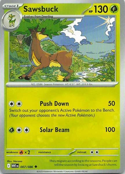 Sawsbuck - WHT #007/086