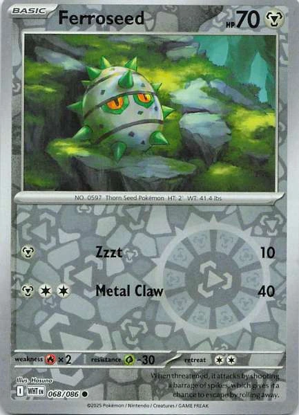 Ferroseed - WHT #068/086