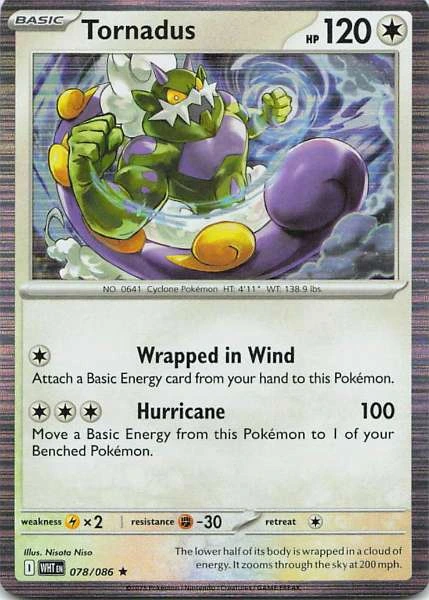 Tornadus - WHT #078/086