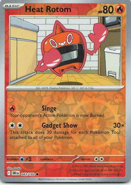 Heat Rotom - Scarlet & Violet: Destined Rivals #43/182