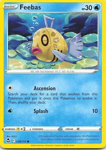 Feebas - Pokémon Sword & Shield—Silver Tempest #039/195