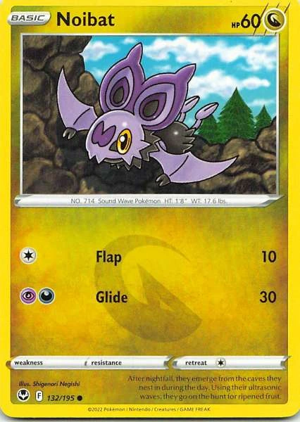 Noibat - Pokémon Sword & Shield: Silver Tempest #132/195