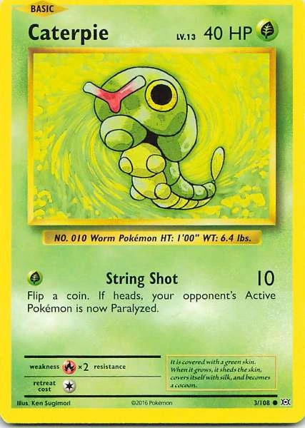 Caterpie - Evolutions #3/108