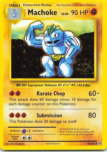 Machoke - Evolutions #58/108