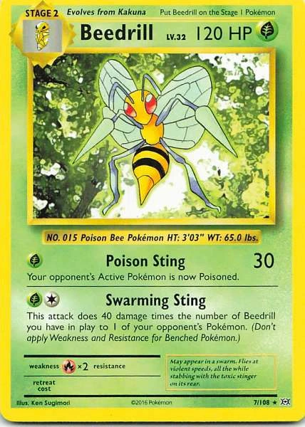 Beedrill - Pokémon Evolutions #7/108