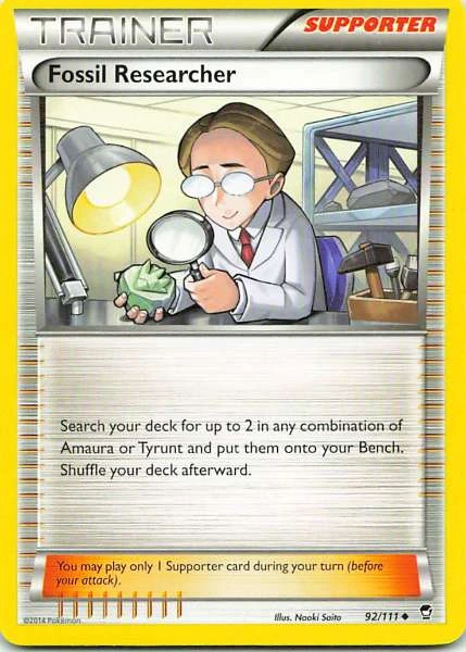 Fossil Researcher - Furious Fists #92/111