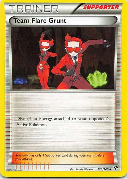 Team Flare Grunt - XY #129/146
