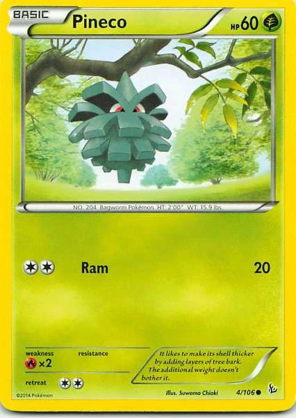 Pineco - Pokémon Flashfire #4/106