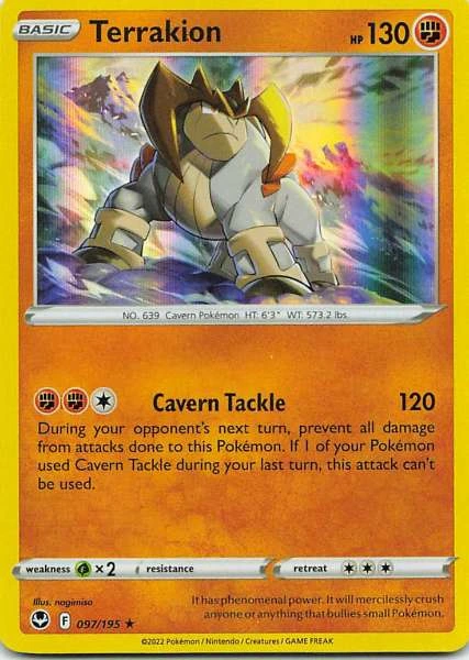 Terrakion - Silver Tempest #097/195