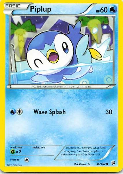 Piplup - BREAKpoint #36/162