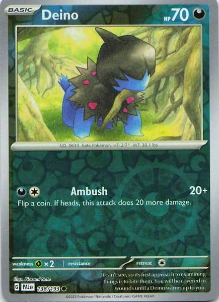 Deino - Paldea Evolved #138/193