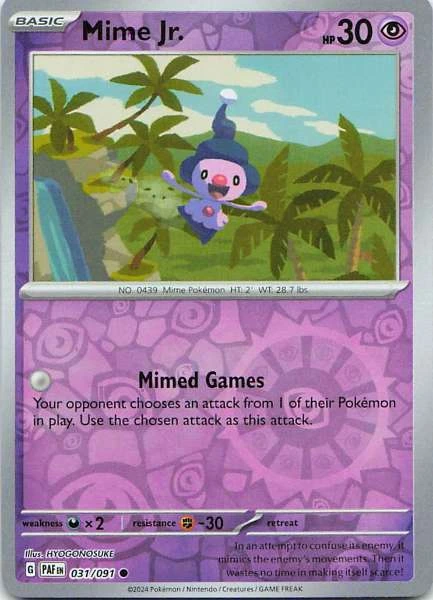 Mime Jr. - Paldean Fates #031/091