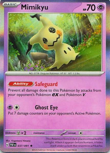 Mimikyu - Pokémon Paldean Fates #037/091