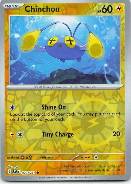 Chinchou - Paldean Fates #020/091