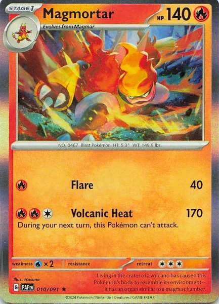 Magmortar - Paldean Fates #010/091