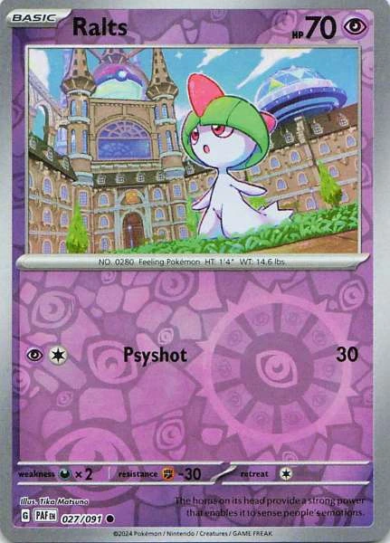 Ralts - Paldean Fates #027/091