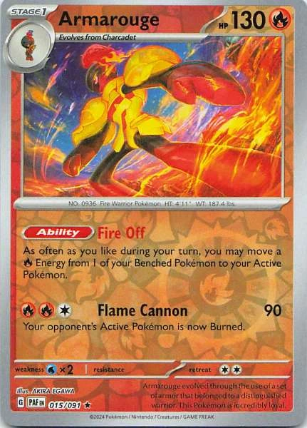 Armarouge - Paldean Fates #015/091