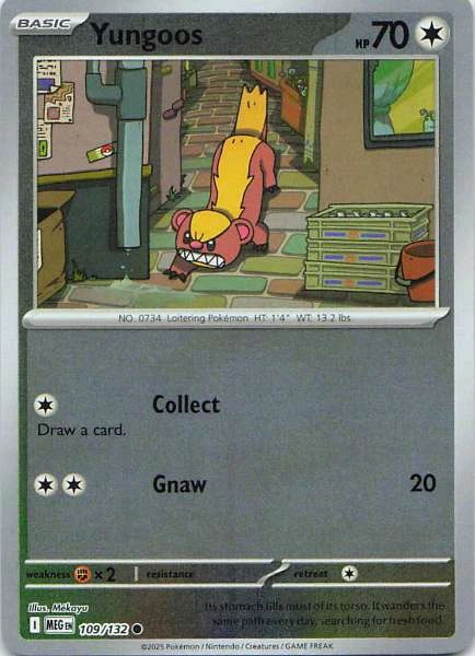 Yungoos - Sun & Moon #109/132