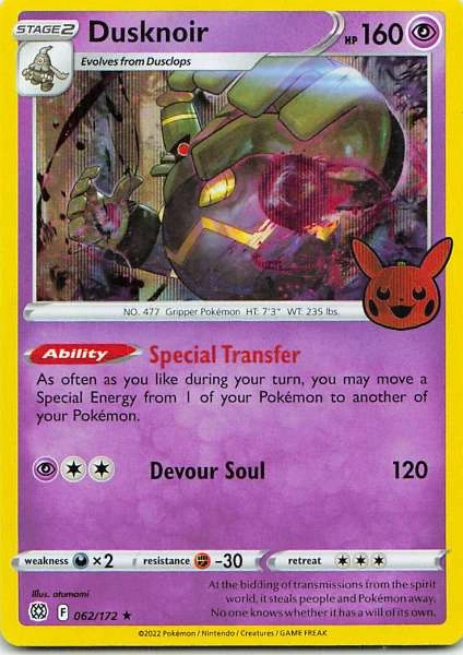 Dusknoir - Trick or Trade 2022 #062/172
