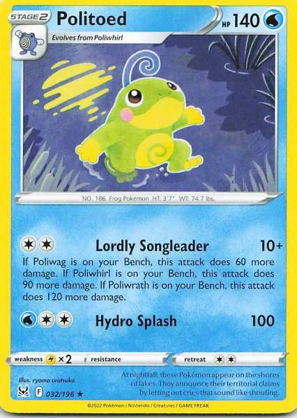 Politoed - Pokémon #032/196