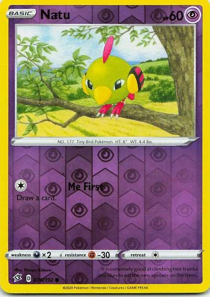 Natu - Pokémon Sword & Shield—Rebel Clash #076/192
