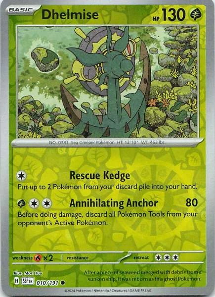Dhelmise - Pokémon #010/191