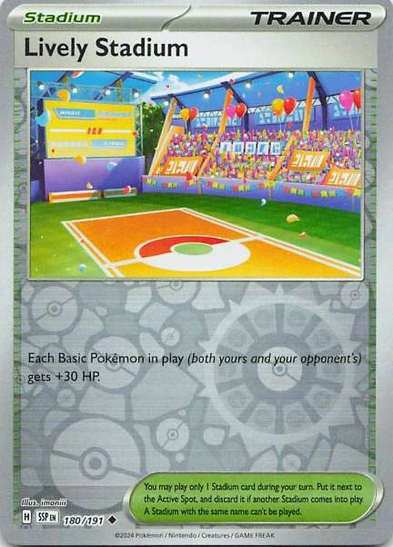 Lively Stadium - Scarlet & Violet—Surging Sparks #180/191