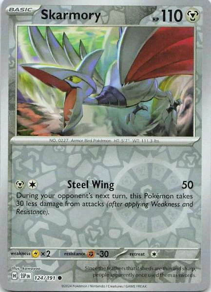 Skarmory - Scarlet & Violet—Surging Sparks #124/191