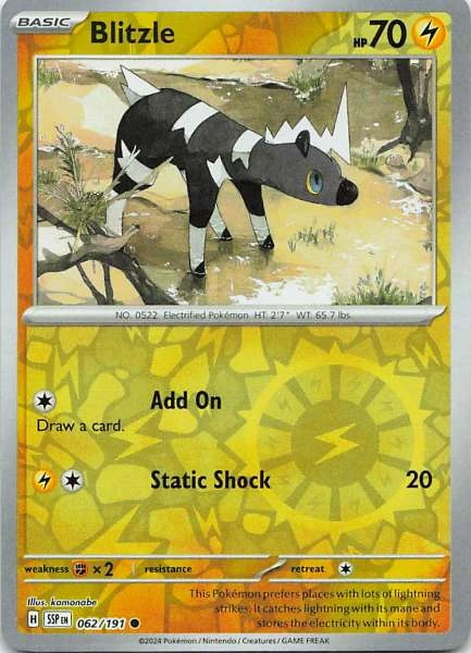 Blitzle - Scarlet & Violet—Surging Sparks #062/191