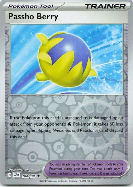 Passho Berry - Scarlet & Violet—Surging Sparks #184/191