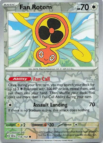 Fan Rotom - Stellar Crown #118/142
