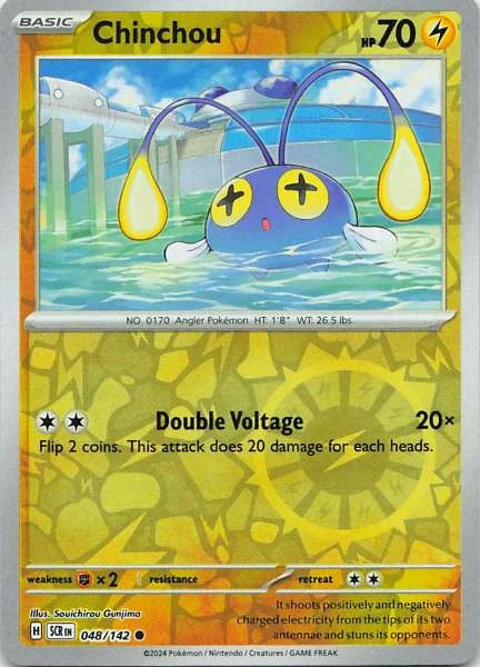 Chinchou - Stellar Crown #048/142