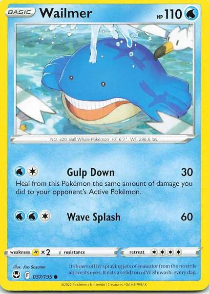 Wailmer - Silver Tempest #037/195