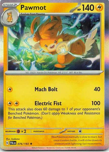Pawmot - Paldea Evolved #076/193