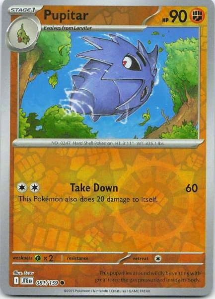 Pupitar - Pokémon Obsidian Flames #081/159